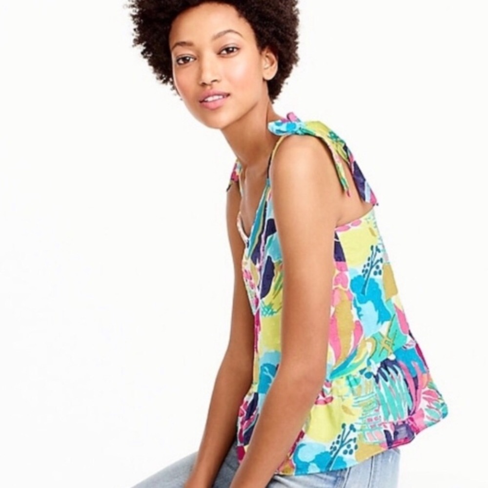 J Crew peplum top. Excellent conditions
